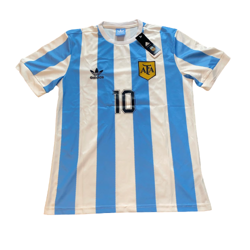 Argentina 1978 Home Retro Shirt Diego Maradona 10 Jersey World Cup Version