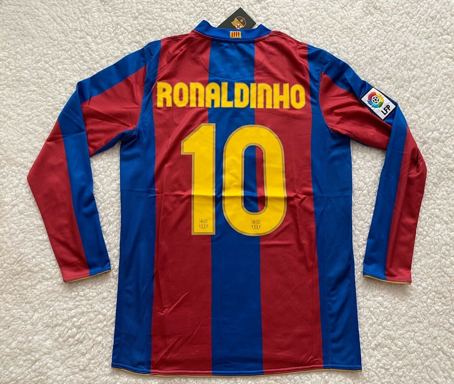 Ronaldinho Trikot – FC Barcelona Retro Langarm #10