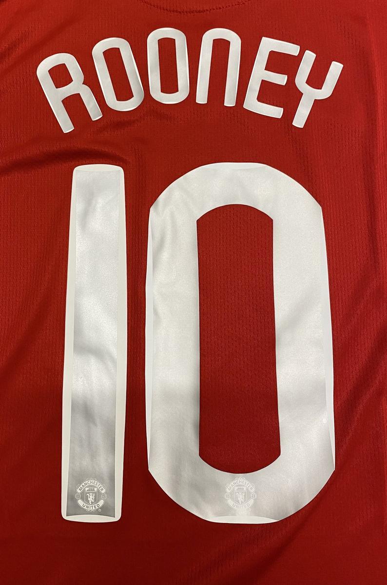Wayne Rooney Heimtrikot 2007/08 – Manchester United #10 (Langarm, UCL Patch)
