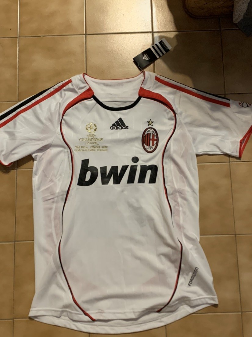 Pirlo #21 Weißes Trikot – 2007 Champions League Kurzarm