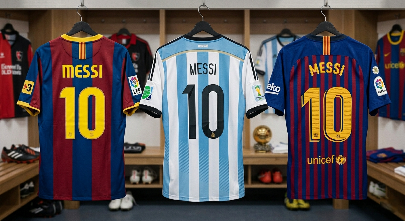 Messi Trikots – Barcelona und Argentinien Klassiker