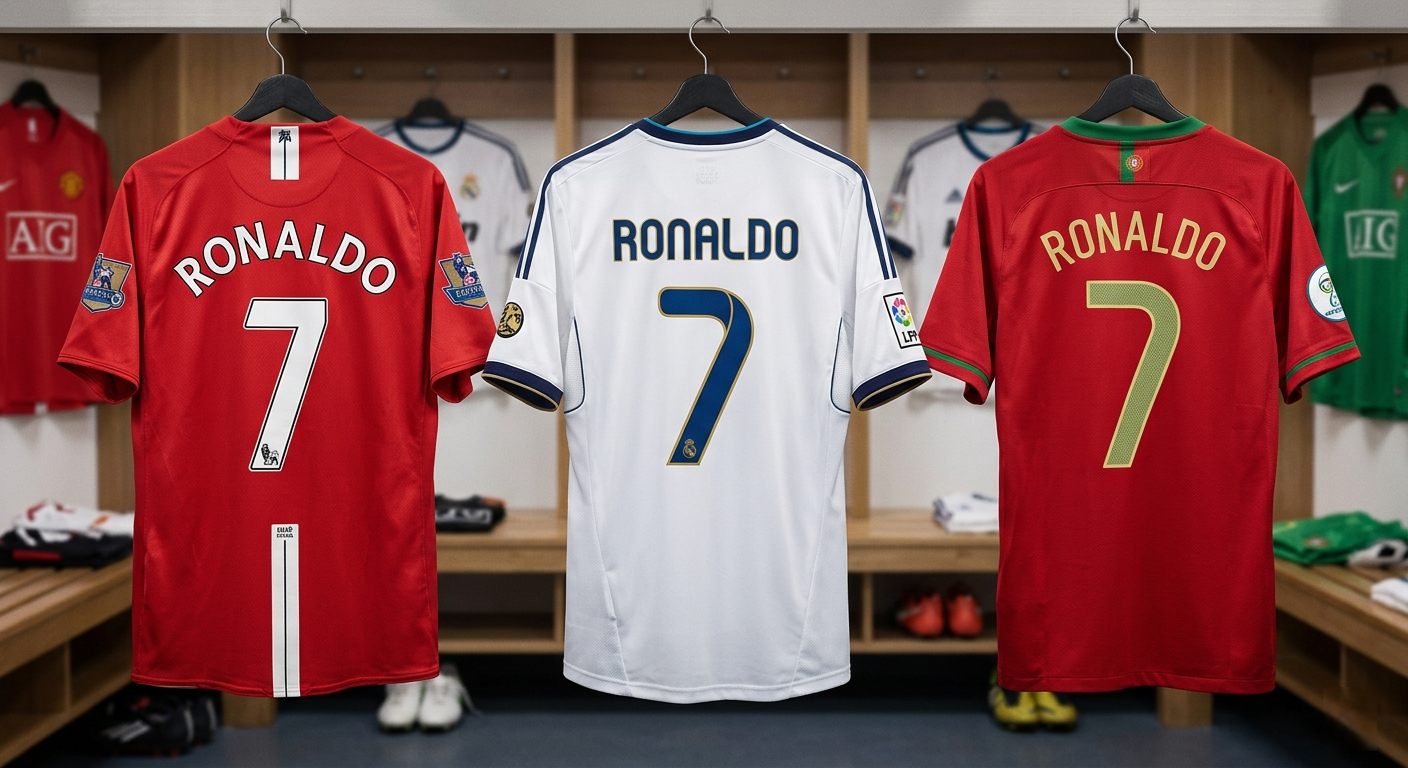 Cristiano Ronaldo Trikots – CR7 Klassiker von Manchester United, Real Madrid und Portugal