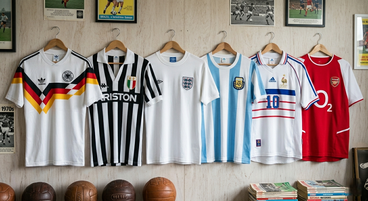 Retro Trikots – Vintage Fußballtrikots und klassische Fußballshirts