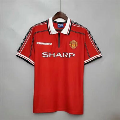 Beckham Jersey 7 – MUFC Heimtrikot Detail Ärmel/Badge