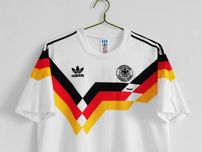 Deutschland 1990 – Rudi Völler #9 HeimTrikot (Retro)