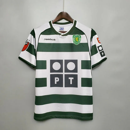 Cristiano Ronaldo Heimtrikot – Sporting CP 2002/03 – Retro Kurzarm