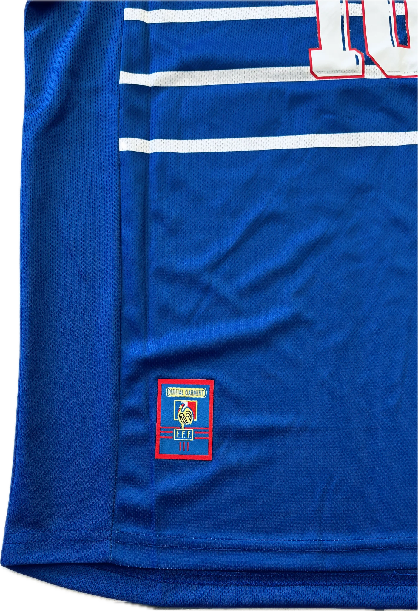 Frankreich 1998 Zinedine Zidane Auswärtstrikot – Kurzarm – Weltmeisterschafts-Version
