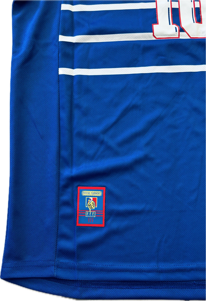 Frankreich 1998 Zinedine Zidane Auswärtstrikot – Kurzarm – Weltmeisterschafts-Version