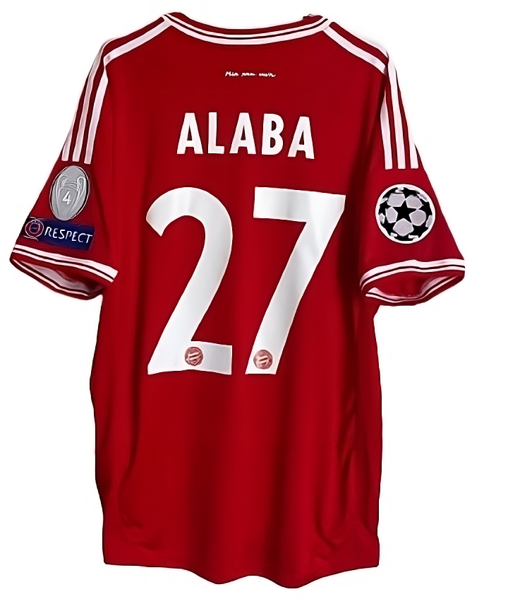 2013 Bayern München David Alaba UCL Final Trikot - Kurzarm