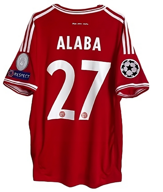 2013 Bayern München David Alaba UCL Final Trikot - Kurzarm