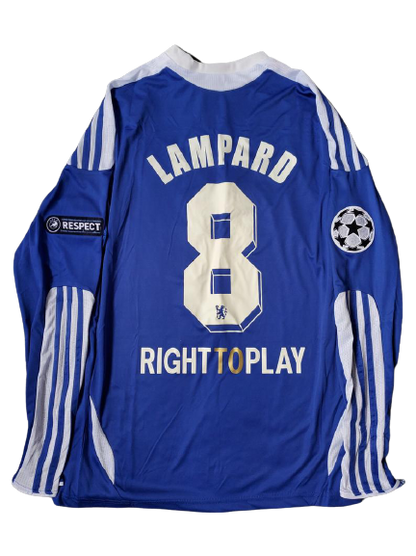 #8 Frank Lampard Chelsea 2011 2012 Home Jersey Long Sleeve