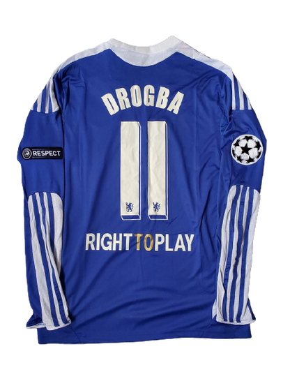 2012 Chelsea Didier Drogba UCL Final Trikot - Langarm