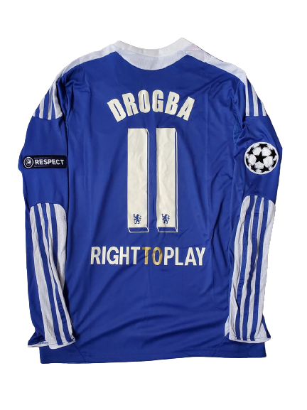 2012 Chelsea Didier Drogba UCL Final Trikot - Langarm