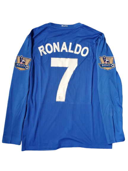#7 Ronaldo Manchester United 2008-2009 Away Jersey Long Sleeve