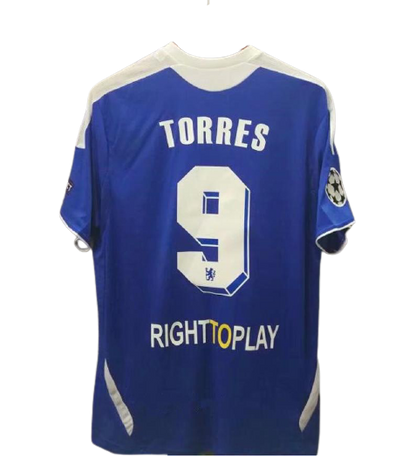 Fernando Torres Trikot Chelsea 2012 Heimtrikot blau Nr 9 Rückseite