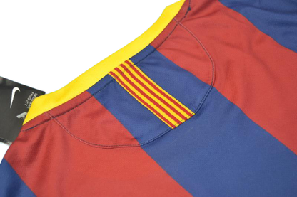 FC Barcelona Heimtrikot 2010/11 – #9 Zlatan Ibrahimović Kurzarm mit UCL-Tag