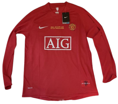 Rooney #10 Trikot Old Trafford 2007/08 – Ärmel UCL Starball Patch