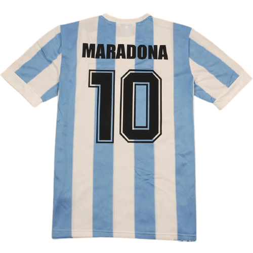 Maradona Trikot Argentinien 1986 Rückseite Nummer 10