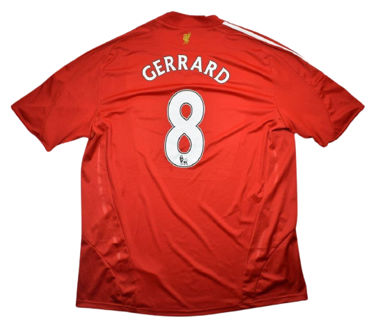 Steven Gerrard Trikot – Liverpool Heimtrikot Nr. 8 Rückansicht