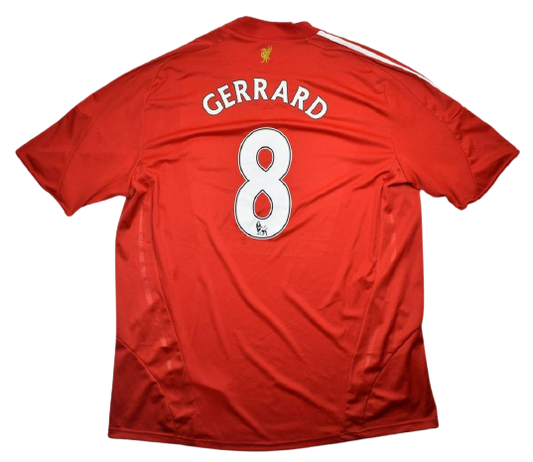 Steven Gerrard Trikot – Liverpool Heimtrikot Nr. 8 Rückansicht