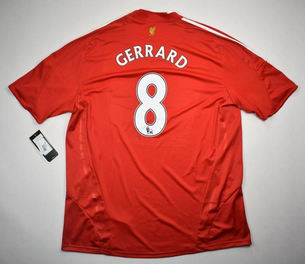 Liverpool Gerrard Trikot – Rot, Retro-Version für Fans
