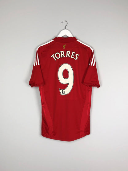 Liverpool Retro Trikot – Ärmel und Stoffstruktur – Torres #9