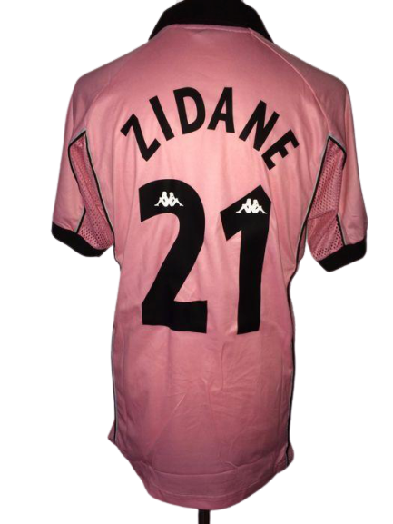 Zidane Juventus Pink 'Centenary' 1997/98 Away Shirt