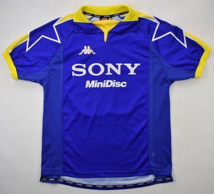 Del Piero Retro Vintage Trikot – 1997/98 Juventus Third Jersey Kurzarm (Blau)