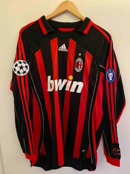AC Milan Kaka #22 UEFA Champions League 2007 Langarm Trikot mit Tags