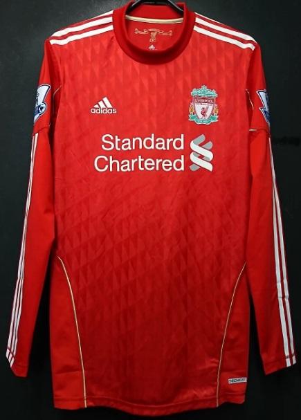 Liverpool Heimtrikot 2010‑2012 – Suarez trikot #7 – Langarm