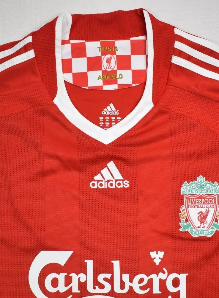 Liverpool Trikot Gerrard – Detail des Namens und Nummer 8