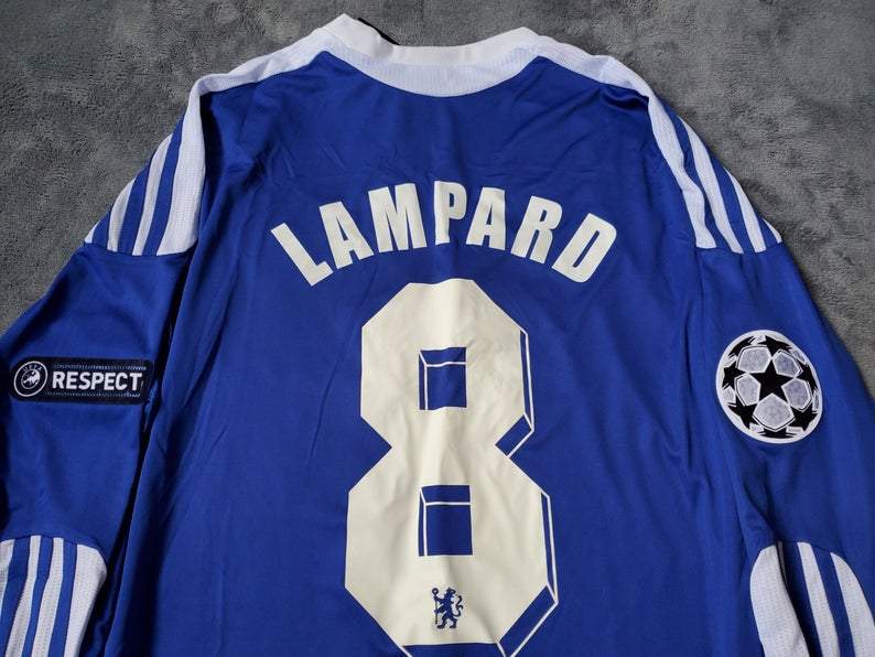 #8 Frank Lampard Chelsea 2011 2012 Home Jersey Long Sleeve