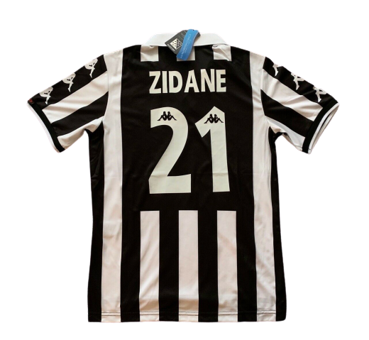 Juventus 1999/00 Heimtrikot Kurzarm - Limitierte Auflage Sammlerstück | Zinedine Zidane #21