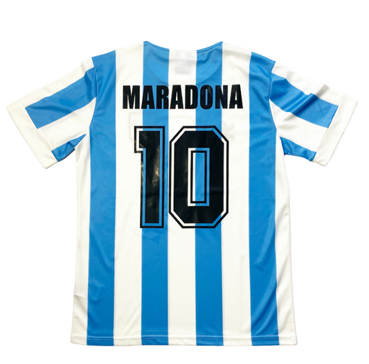Argentina 1978 Home Retro Shirt Diego Maradona 10 Jersey World Cup Version