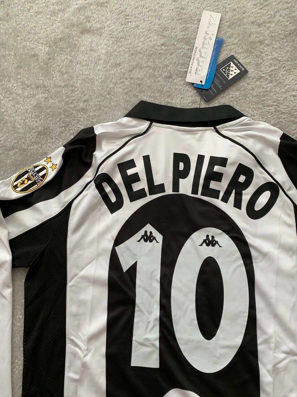 Del piero retro vintage Jersey 1997-98 Long Sleeve