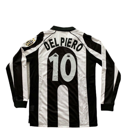 Del piero retro vintage Jersey 1997-98 Long Sleeve