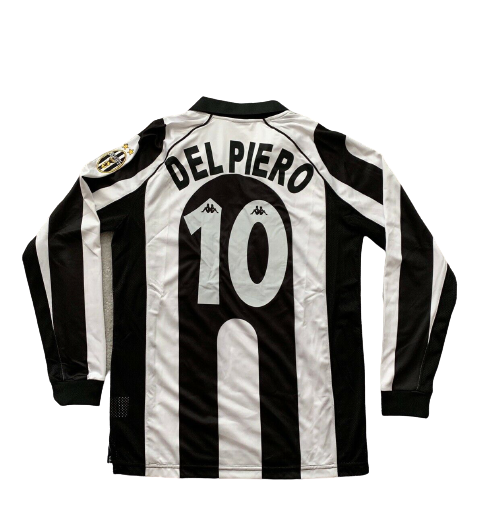 Del piero retro vintage Jersey 1997-98 Long Sleeve