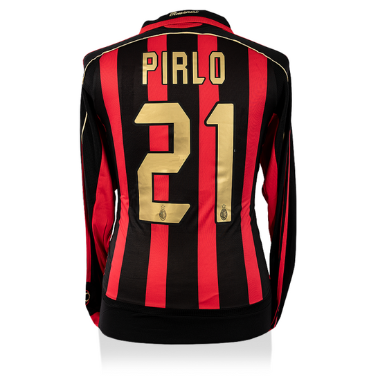Pirlo #21 Langarmtrikot – 2007 Champions League Trikot