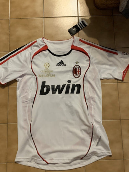 Pirlo #21 Weißes Trikot – 2007 Champions League Kurzarm